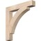 Ekena Millwork Thorton Block Smooth Bracket, Douglas Fir, 3 1/2"W x 24"D x 24"H BKT04X24X24THR05SDF - alternate 1